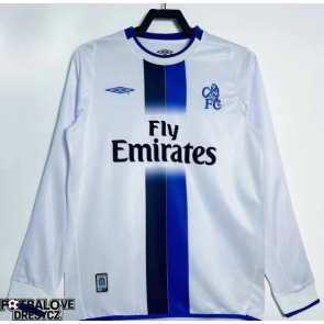 Chelsea 2003-2005 Retro Venkovní Dres Dlouhý Rukáv Chelsea 2003-2005 Retro Venkovní Dres Dlouhý Rukáv